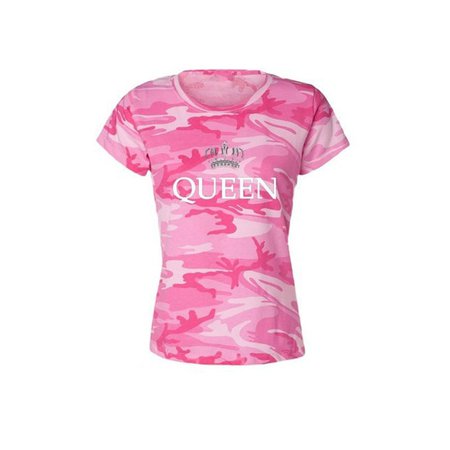 KING QUEEN Printed Camouflage Female T Shirt Couple T Shirt for Lovers Men T Shirt Women Tops Couple Clothes 2018 Summer Tops-in T-Shirts from Women's Clothing on Aliexpress.com | Alibaba Group