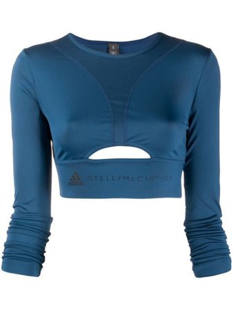 Adidas By Stella Mccartney Cropped Sports Top Ss20 | Farfetch.com