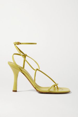 Leather Sandals - Yellow