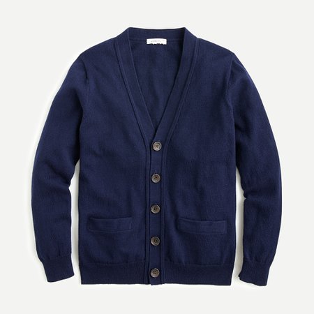 J.Crew: Boys' Cotton-cashmere Cardigan Sweater