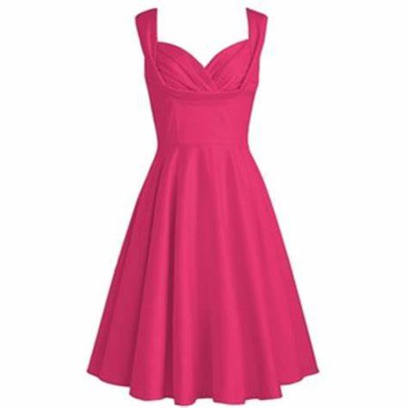 Hot Pink Vintage Dress