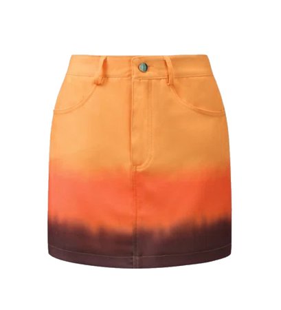 Orange/Brown Ombré Skirt