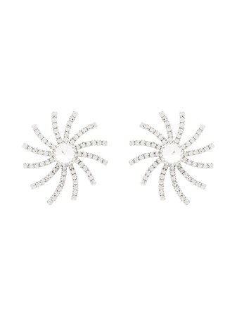 Alessandra Rich crystal star clip-on earrings $237 - Buy Online - Mobile Friendly, Fast Delivery, Price
