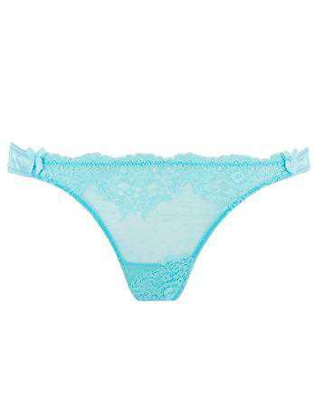 Aqua Blue Lace Comfort Bra - Frisky Sour – Mimi Holliday