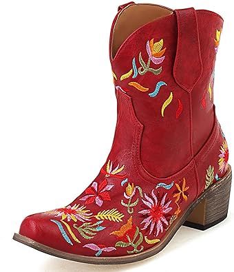Embroidered Cowboy Boots