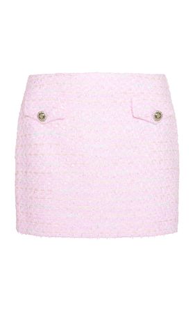 Tweed Lurex Mini Skirt By Alessandra Rich | Moda Operandi