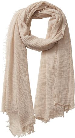 Tickled Pink Women's Classic Soft Solid Lightweight Oblong Scarf, Beige, One Size at Amazon Women’s Clothing store