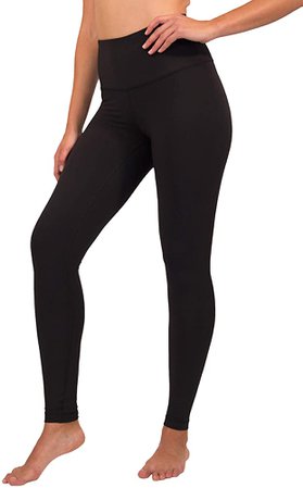90 Degree By Reflex High Waist Squat Proof Interlink Leggings for Women - Black - Small at Amazon Women’s Clothing store