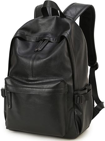 Men Leather School Backpack Laptop Shoulder Bags Travel Rucksack Casual Daypack | eBay