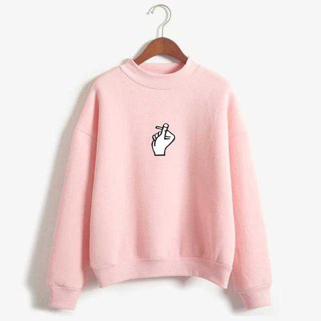 Hand Snap Sweatshirt | Shop Minu | Korean and Aesthetic fashion