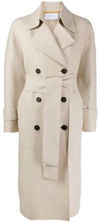 wrap belted coat