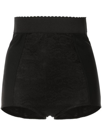 Dolce & Gabbana High Rise Lace Shorts | Farfetch.com