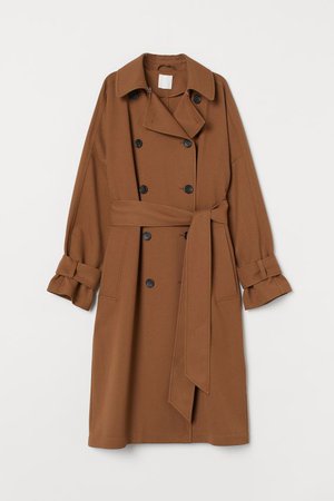 Trenchcoat - Brown - Ladies | H&M US