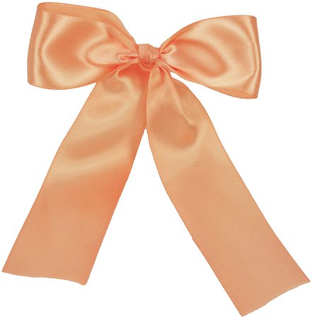 Dreampartycreation ( set of 10) Pre-made 1-1/2" Satin Bows with Wire Tie Included (PEACH)