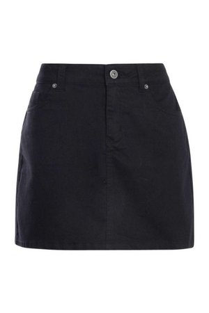 Western Style Denim Mini Skirt | Boohoo UK