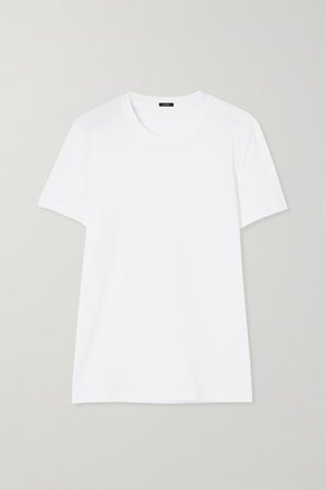 White Cotton-jersey T-shirt | Joseph | NET-A-PORTER