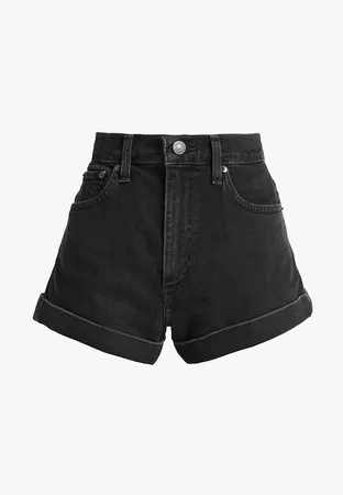 Levi's® A LINE - Shorts vaqueros - black denim - Zalando.es