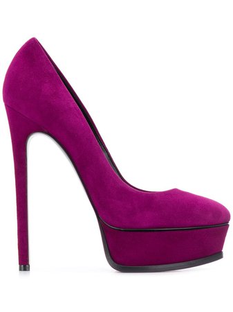 Purple Casadei Platform High Heel Pumps | Farfetch.com