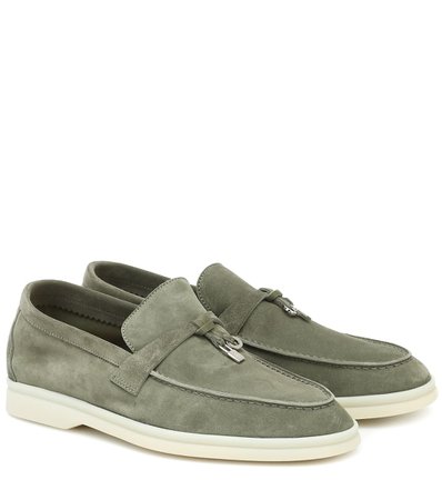 Loro Piana, Summer Charms Walk suede loafers Shoes