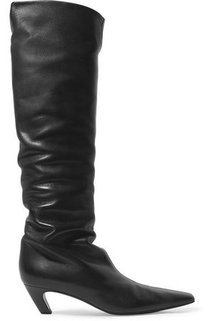 Khaite | Leather knee boots | NET-A-PORTER.COM