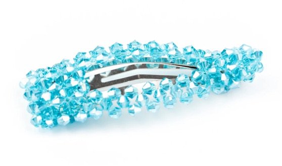 blue hair clip