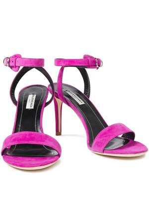 Magenta Suede sandals | Sale up to 70% off | THE OUTNET | BALENCIAGA | THE OUTNET