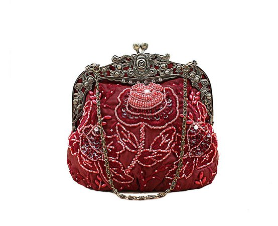 Burgundy-Handmade-Women-s-Beaded-Sequined-Handbag-Clutch-Wedding-Evening-Bag-Banquet-Makeup-Bag-Free-Shipping.jpg (800×650)