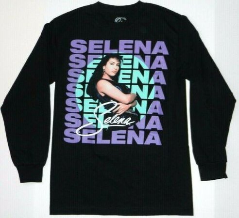 Selena Quintanilla La Reyna Tex Mex Singer forever Long-Sleeve Tee shirt New | eBay