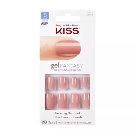Kiss False Nails Pink Beige - 28ct : Target