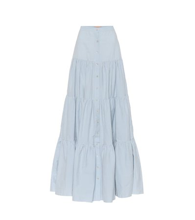 Cotton-Blend Maxi Skirt | Brock Collection - Mytheresa
