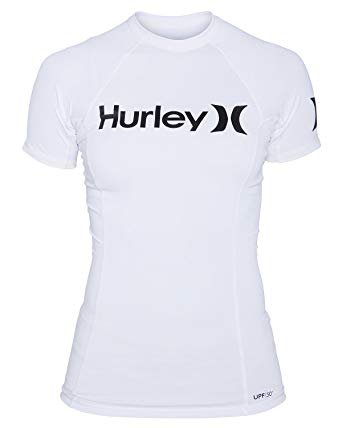 Hurley Women's One & Only S/S Rashguard White