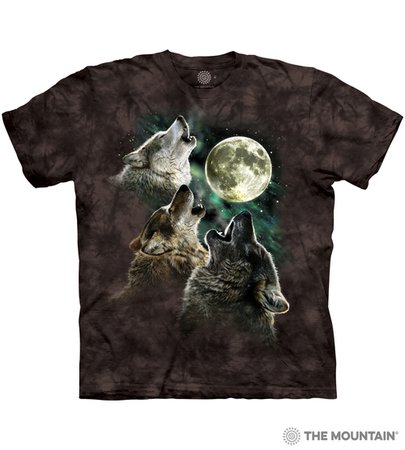 The Mountain Made-to-Order T-Shirt - Three Wolf Moon - MM