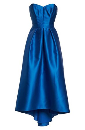 Alfred Sung Strapless High/Low Ballgown | Nordstrom