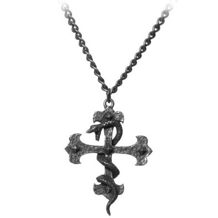 Blackadder necklace pendant cross by Alchemy Gothic