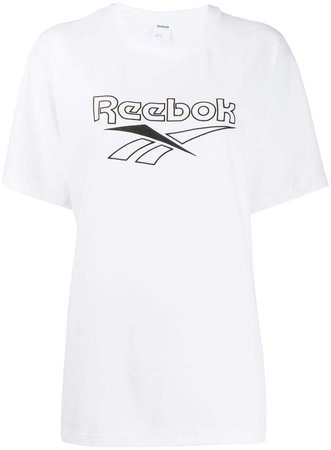 logo print jersey T-shirt