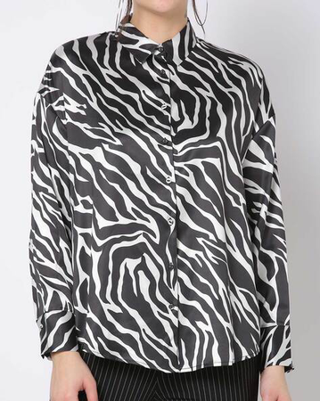 zebra print shirt | jseph kard