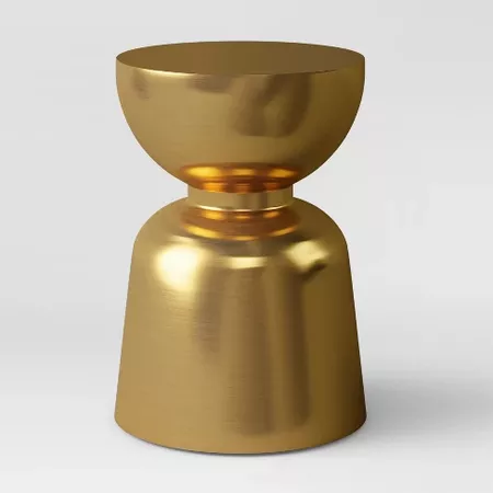 Ophdahl Hourglass Accent Table Brass - Project 62 : Target