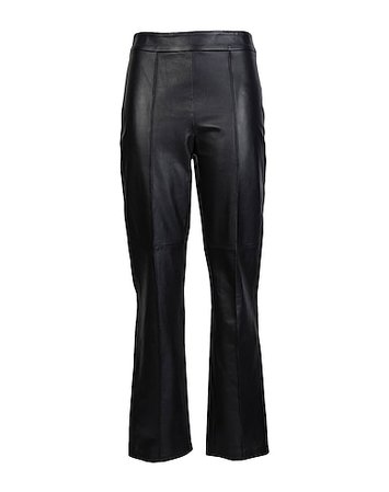 8 By Yoox Leather Slim Fit Stitched Trousers - Casual Trouser - Women 8 By Yoox Casual Trousers online on YOOX United Kingdom - 13530335PV