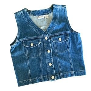 Vintage | Jackets & Coats | Vintage 9s Denim Vest Jean Vest A | Poshmark