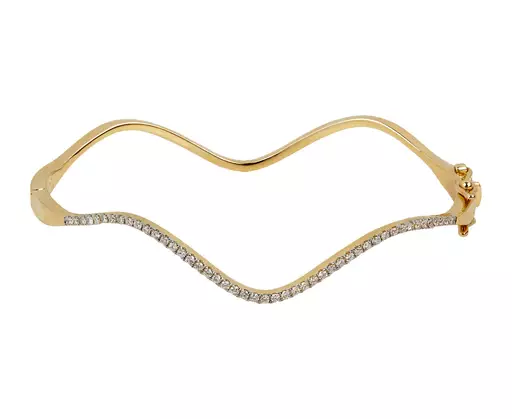 Mateo Diamond Wave Bracelet– TWISTonline