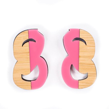 Pink Statement Earrings - Darling Marcelle