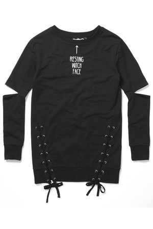 Resting Witch Face Sweatshirt [B] | KILLSTAR - US Store
