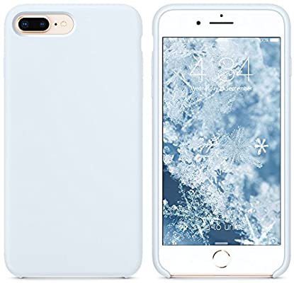 Amazon.com: SURPHY Silicone Case for iPhone 8 Plus/iPhone 7 Plus Case, Soft Liquid Silicone Rubber Slim Phone Case Cover with Microfiber Lining for iPhone 7 Plus iPhone 8 Plus 5.5", Sky Blue: Electronics