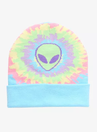 Alien Tie Dye Watchman Beanie