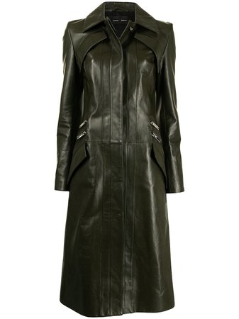 Proenza Schouler zip leather coat - FARFETCH