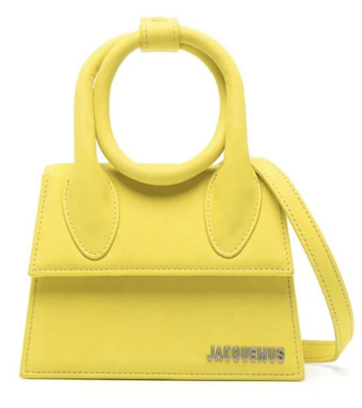 yellow Jacqmues mini bag