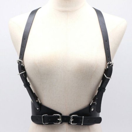Leather Body Chest Straps Punk Harness Caged Waist Belt Gothic Body Strappy | eBay