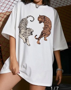 tiger graphic tshirt