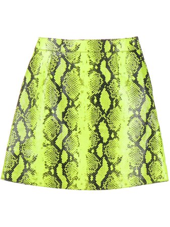 Off-White snake-look A-line Skirt - Farfetch