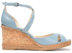 Alanah Leather Wedge Sandals